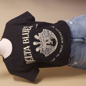 Black Delta Blues Graphic Tee